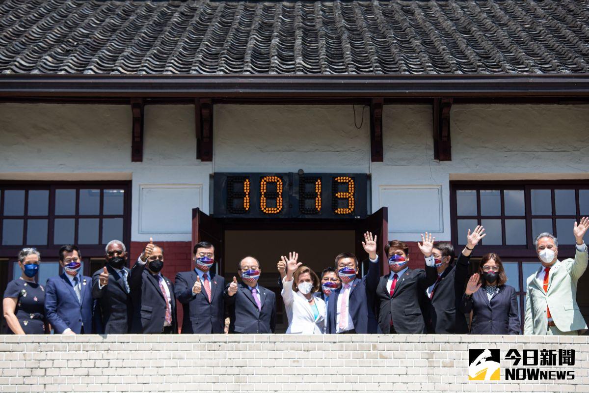 ▲美國聯邦眾議院議長裴洛西拜會立院。（圖／記者葉政勳攝，2022.08.03）