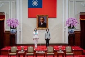 蔡英文與裴洛西 ▲蔡英文與裴洛西(圖/總統府提供)