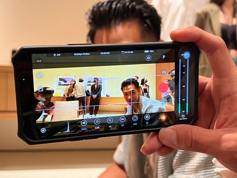 ▲拍攝時使用《BeastCam》拍攝4K 60格的畫質,檔案為Apple ProRes大檔,僅60分鐘下水拍攝有將近2TB容量。(圖/記者周淑萍攝)