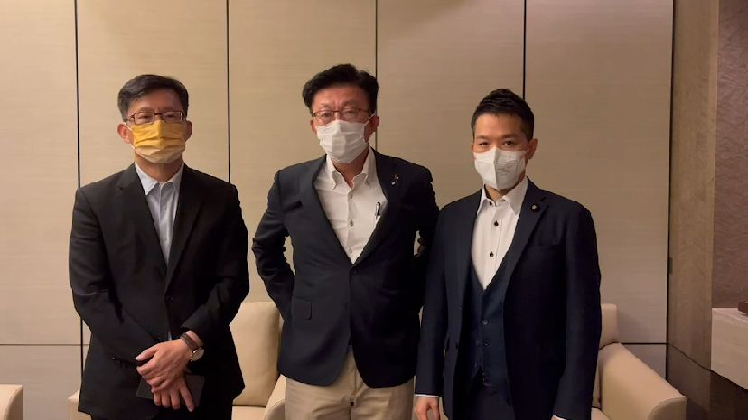 ▲郭國文等人堅定訪日，盼推動日版《台灣旅行法》。（圖／郭國文辦公室提供）