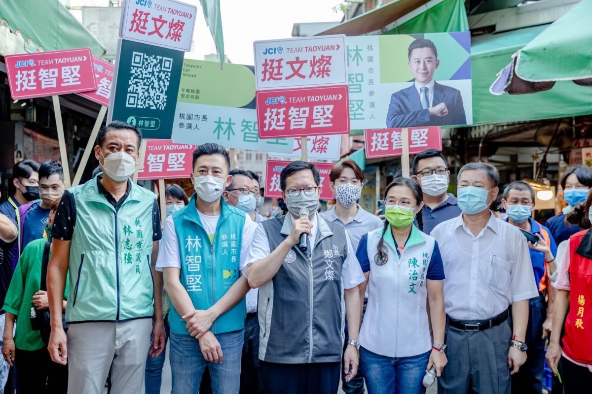 ▲鄭文燦認為，中國的反應讓國際社會都不能認同，和全世界追求民主、追求和平是背道而馳。（圖／林智堅辦公室提供）