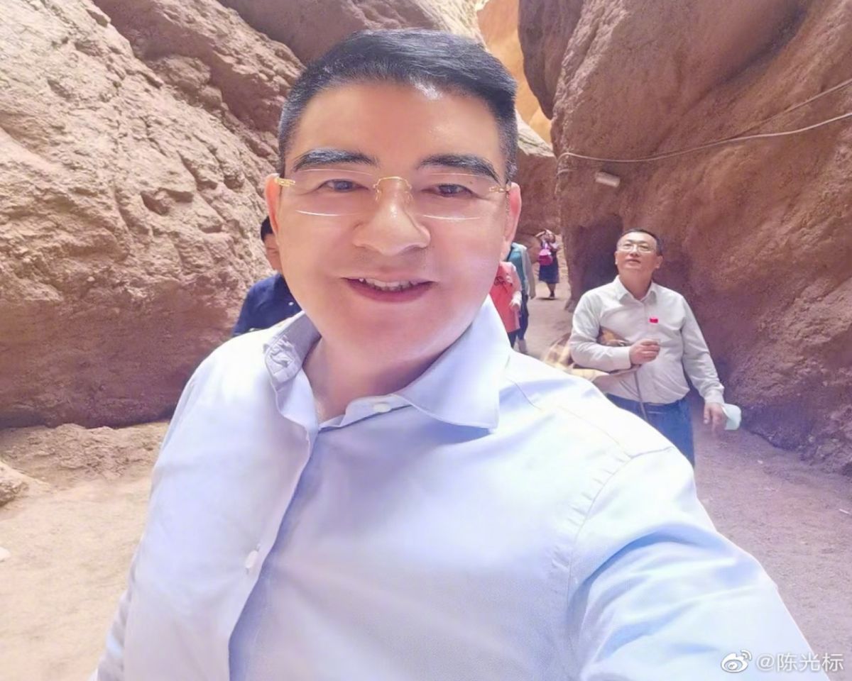 ▲「中國首善」陳光標近日因裴洛西訪台、捐不捐9成家產的事，在中國社群平台上引起討論。（圖／翻攝自微博）