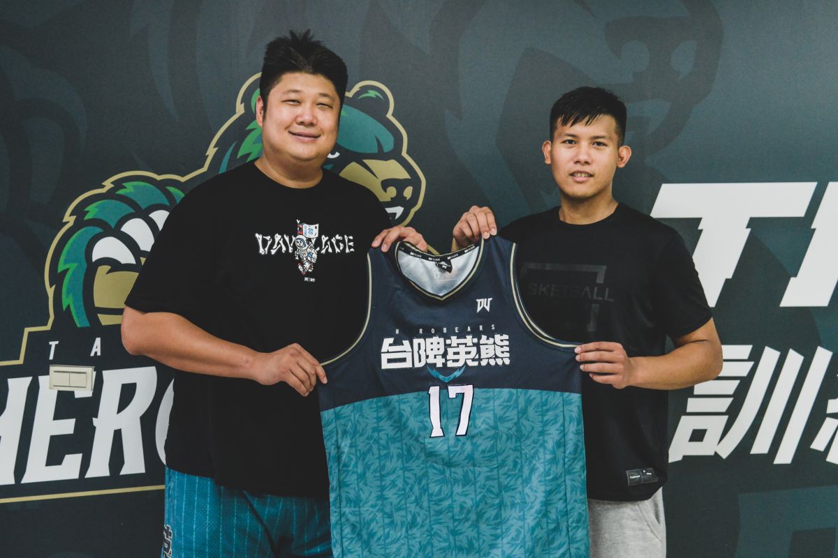 ▲呂蔡瑜倫與綠色相當有緣分，從高中到職業球隊皆在綠色球隊。(官方提供)