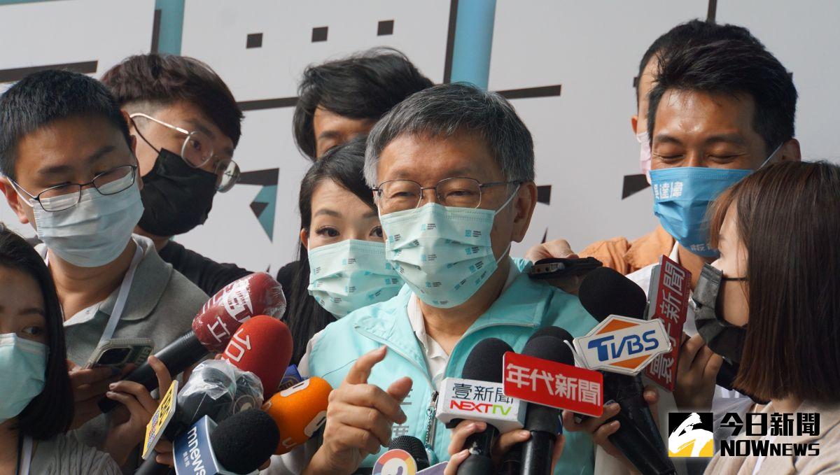 ▲中國對台軍演，台北市長柯文哲呼籲北京冷靜。（圖／記者呂炯昌攝，2022.08.06）