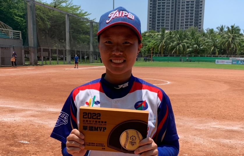 ▲臺北臺產熊讚吳亭葳。（壘協提供）