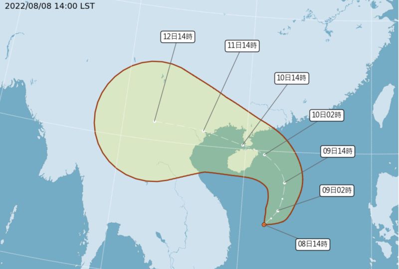 熱帶低壓生成！今恐增強為7號颱風「木蘭」　路徑預測曝
