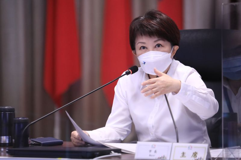 ▲盧秀燕認為和其他城市相比,台中捷運虧損情形還算是小巫見大巫。(圖/台中市政府提供,2022.08.09)