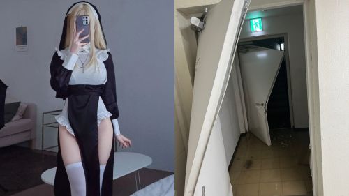 ▲正妹繪師biya曬出自己成功從淹水的室內脫逃的畫面。(圖/翻攝twitter@biya1024) ▲正妹繪師biya曬出自己成功從淹水的室內脫逃的畫面。(圖/翻攝twitter@biya1024)