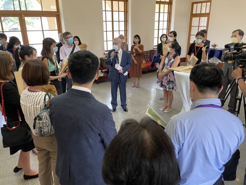 ▲北院舉辦國民法官模擬法庭交流。(圖/北院提供,2022.08.09)
