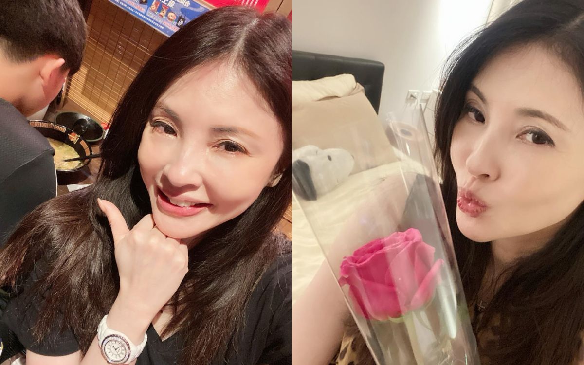 ▲何如芸自爆被兒子抓姦在床。（圖／何如芸FB）