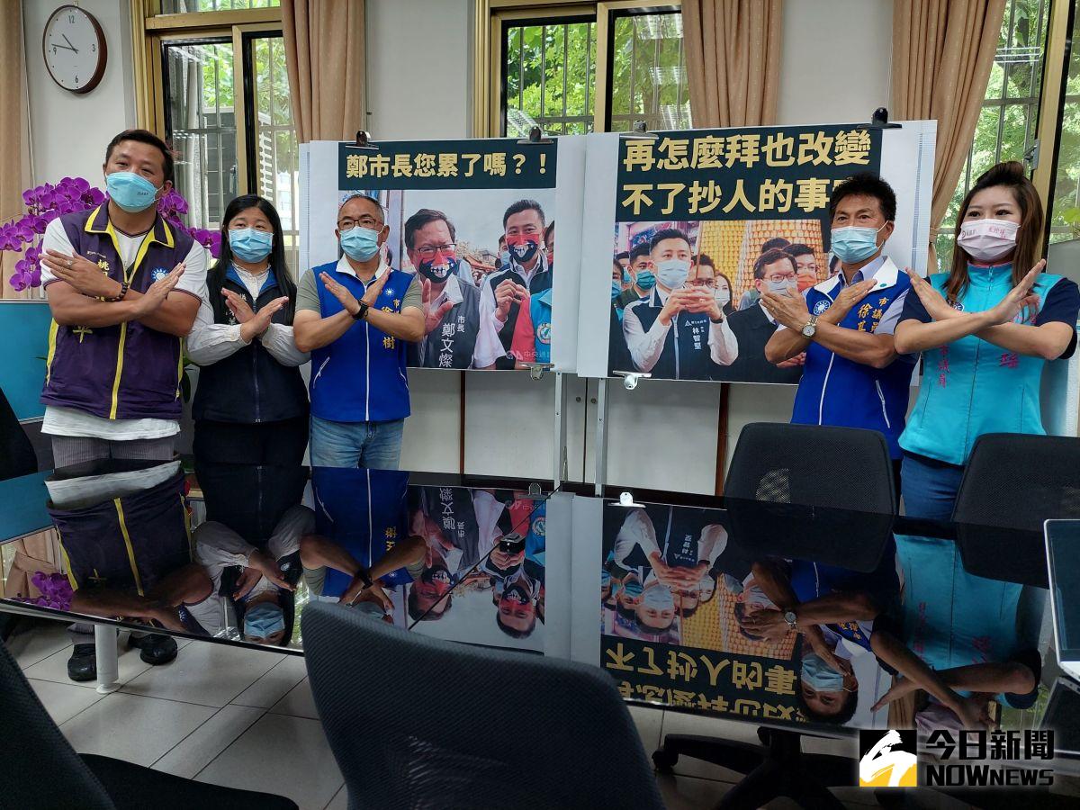 ▲桃園市議會國民黨團今天重砲轟林智堅，明明作錯了事情，還在硬拗被政治打壓。並表示選民一定作出正確抉擇。（圖／記者李春台攝，2022.08.10）
