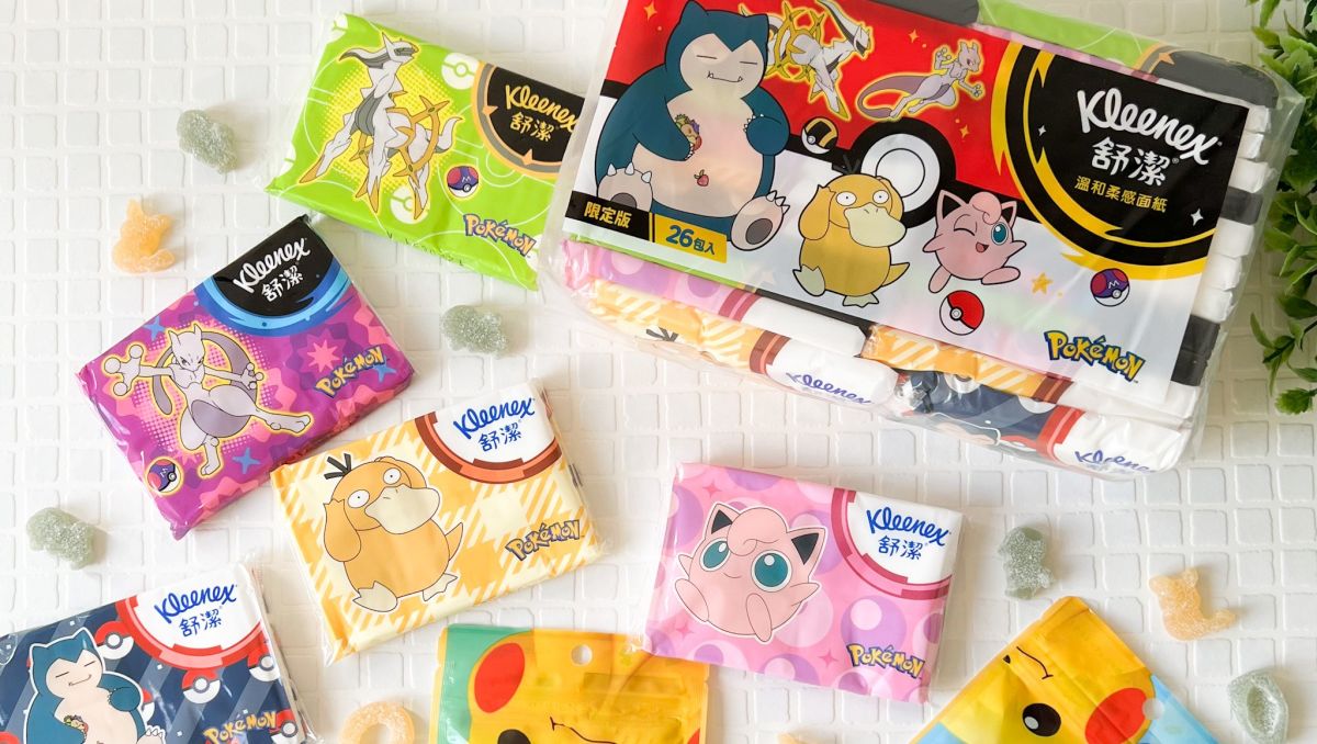 ▲7-11推出超過60款聯名新品，其中可用49元加購舒潔寶可夢面紙26入，平均每包不到2元，網友直呼必須+1。（圖／7-ELEVEN提供）