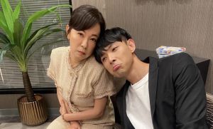 況明潔與「兒子」連晨翔共同演出偶像劇。(圖/翻攝自況明潔臉書) ▲況明潔與「兒子」連晨翔共同演出偶像劇。(圖/翻攝自況明潔臉書)