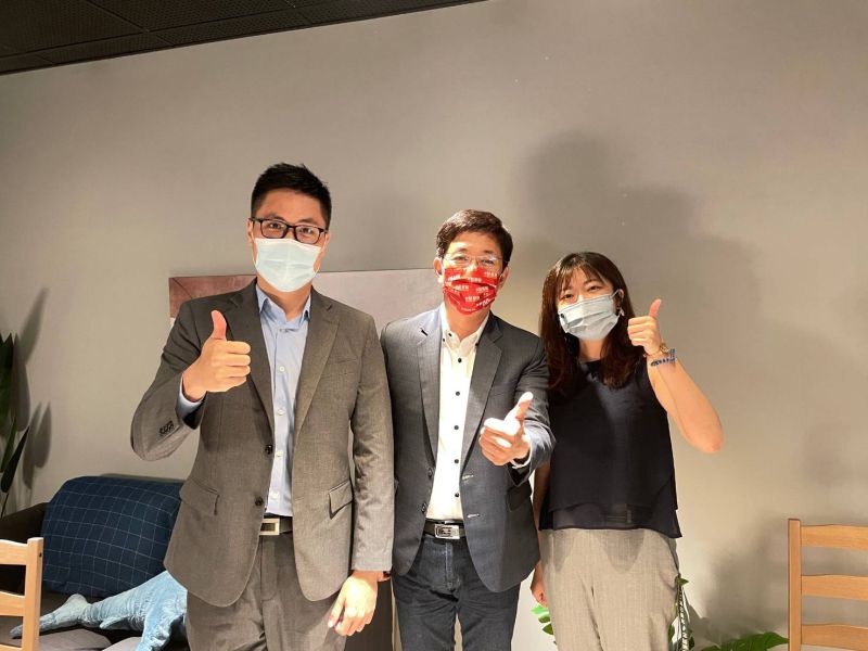 ▲蔡適應接受「蔡英文&DPP」Podcast頻道「耳朵出遊不出油」節目專訪。(圖/民進黨提供)