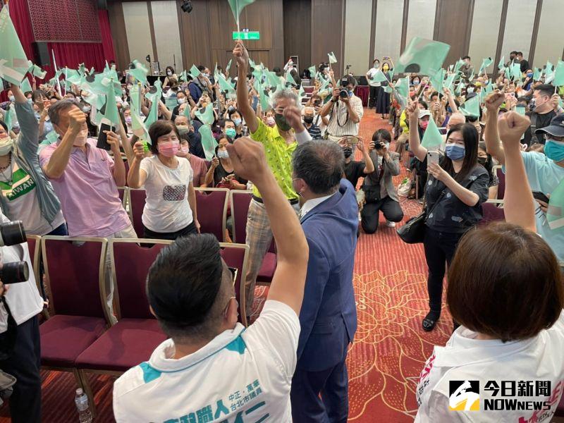▲陳時中出席「有志一同,台北更好 阿中與志工相見歡」活動。(圖/記者黃宣尹攝,2022.08.12)