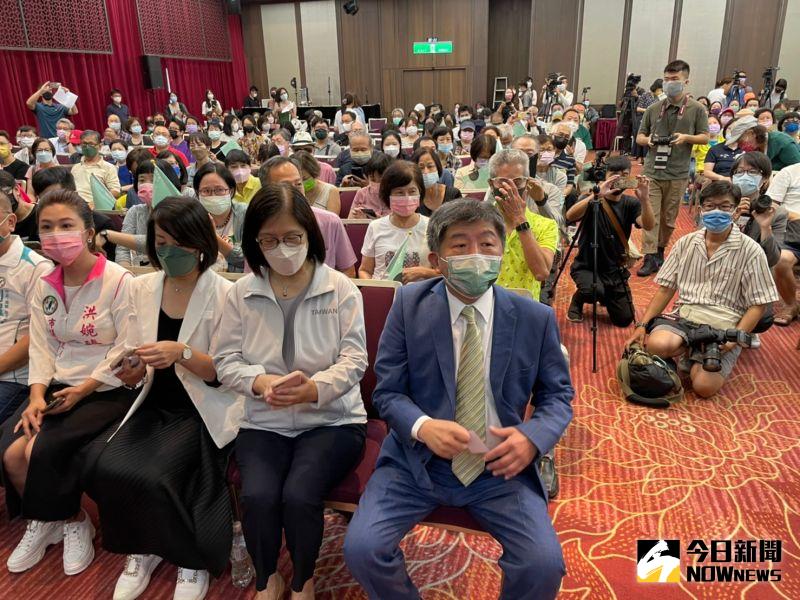 ▲陳時中出席「有志一同,台北更好 阿中與志工相見歡」活動。(圖/記者黃宣尹攝,2022.08.12)