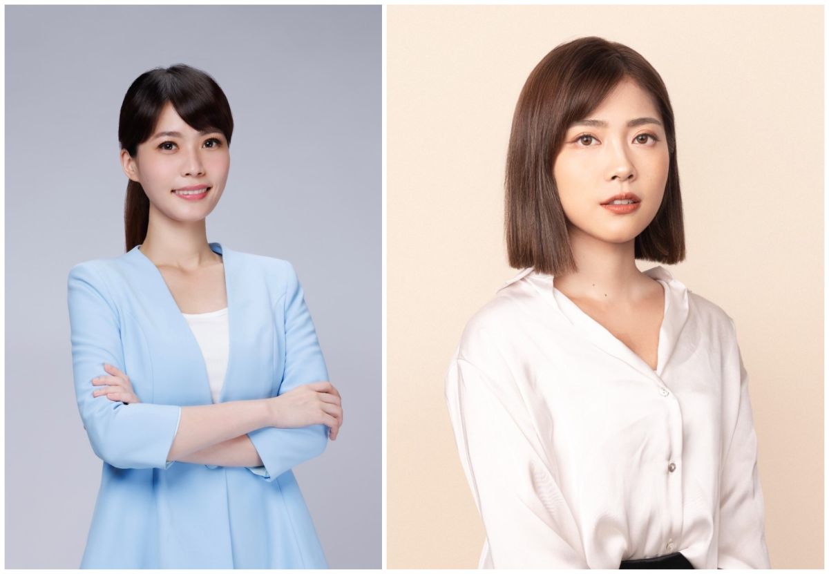 ▲今（12）日高雄市政府公佈發言團隊新戰力，分別由前三立主播張硯卿（左）和前台視主播周璟瑜（右）擔任高雄市政府發言人。（圖／高雄市政府提供）