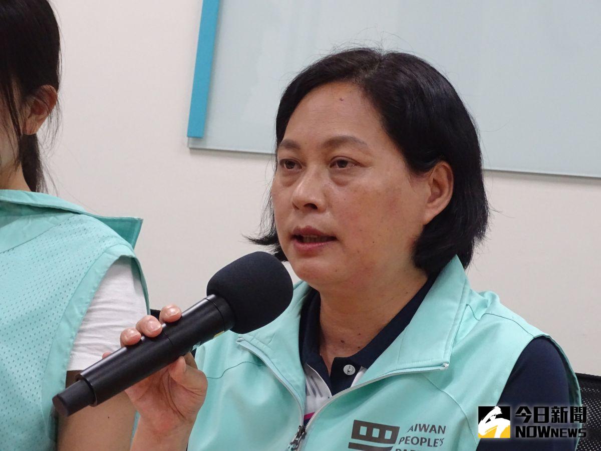 ▲民眾黨桃園市長參選人賴香伶批評民眾黨顛倒黑白更令人無法接受。（圖／記者呂炯昌攝，2022.08.12）