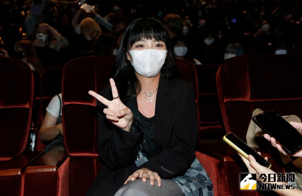 ▲木木不避諱與周祖安的緋聞，大方祝福地球出道。（圖／記者葉政勳攝，2022.08.12）