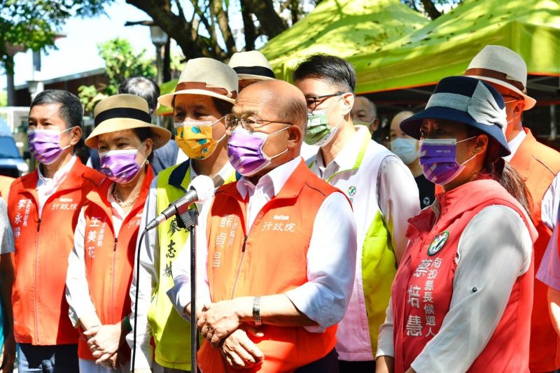 ▲蘇貞昌表示地方提了很好的構想,「接下來就由中央來執行」。(圖/行政院中部辦公室提供,2022.08.13)