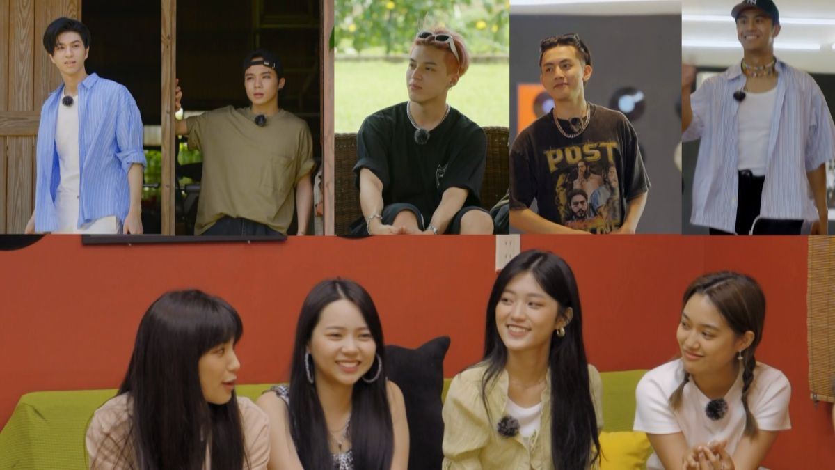 ▲《原子少年》高有翔（上排右二）、李哲言（上排中）參加節目《為你唱情歌》。（圖／三立提供）