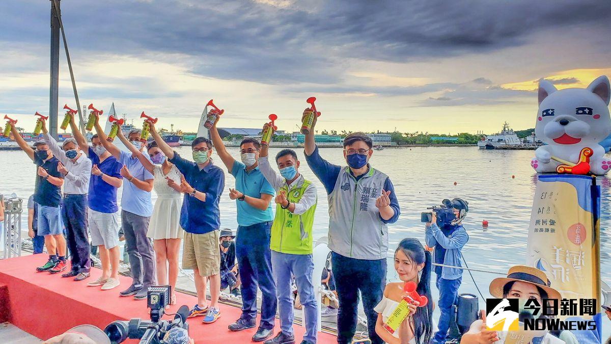 ▲「2022高雄海洋派對」13及14日兩天在愛河灣盛大登場。（圖／記者陳美嘉攝，2022.08.13）