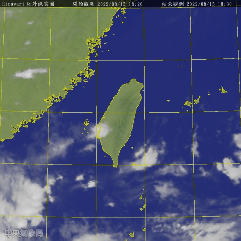 ▲目前西太平洋暫無熱帶性低壓發展，最快要在8/22或8/23才可能有熱帶性低氣壓生成。（圖／中央氣象局）