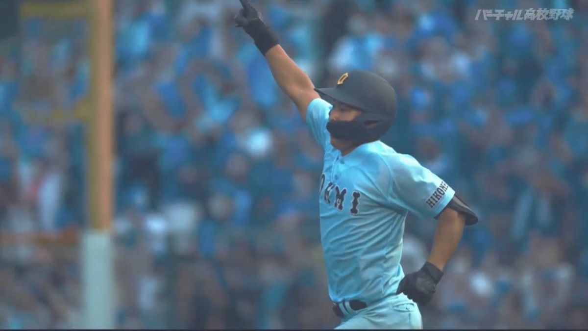 ▲山田陽翔開轟。（圖／取自朝日電視台）