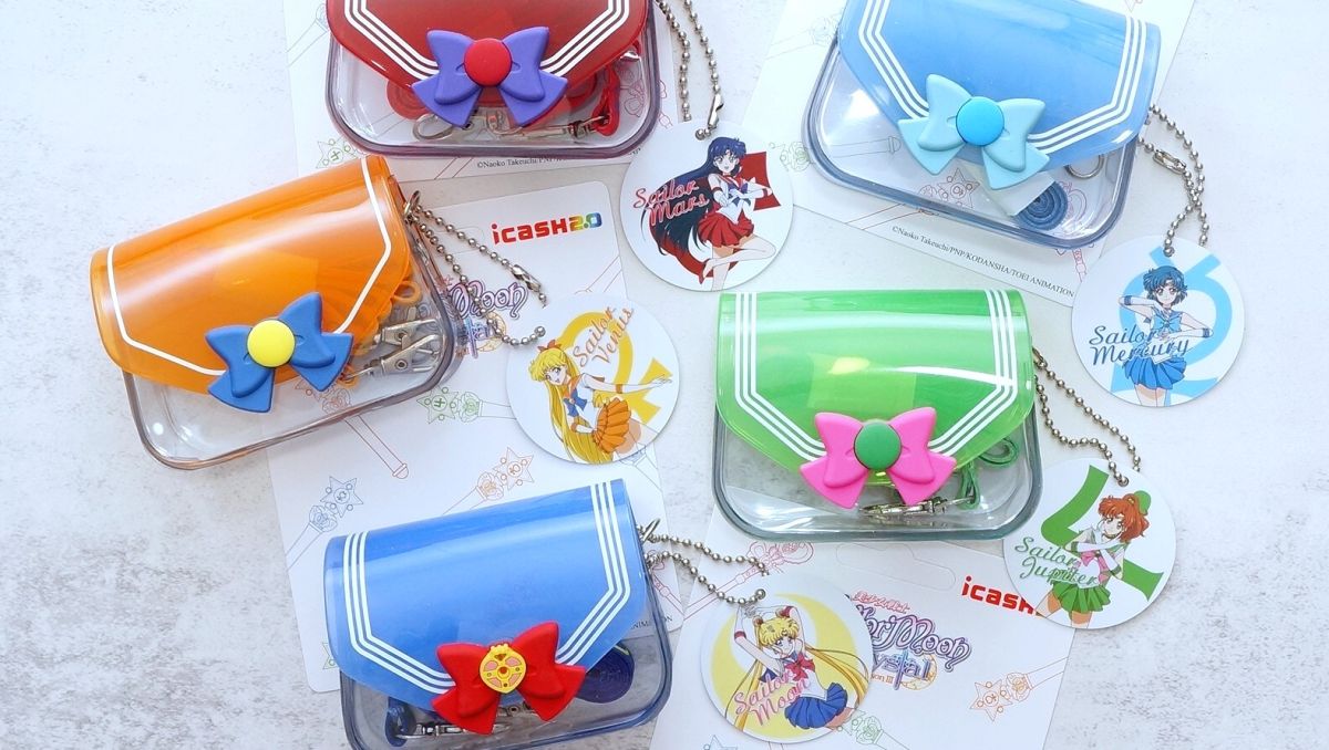 ▲「美少女戰士Crystal果凍包icash2.0」今起開放全套預購，每款卡片皆附果凍包及背帶。（圖／業者提供）