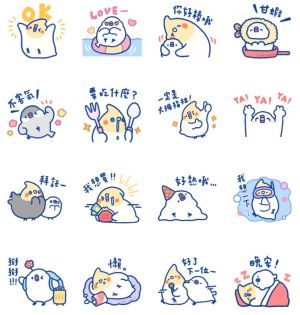 ▲免費貼圖「LINE VOOM × 啾波麻糬」。(圖/取自LINE) ▲免費貼圖「LINE VOOM × 啾波麻糬」。(圖/取自LINE)