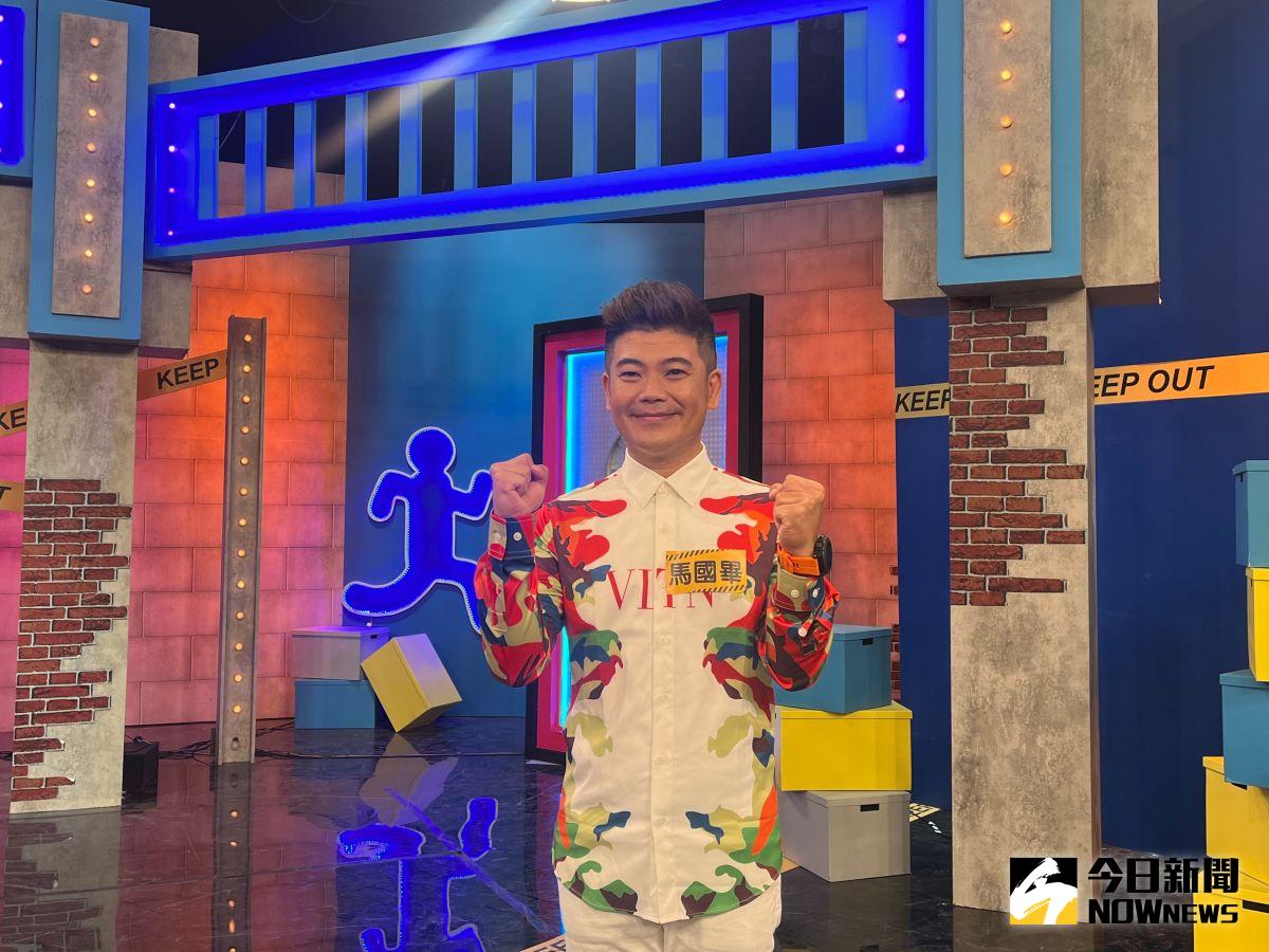 ▲馬國畢哽咽談艾成離世。（圖／記者侯家瑜攝）