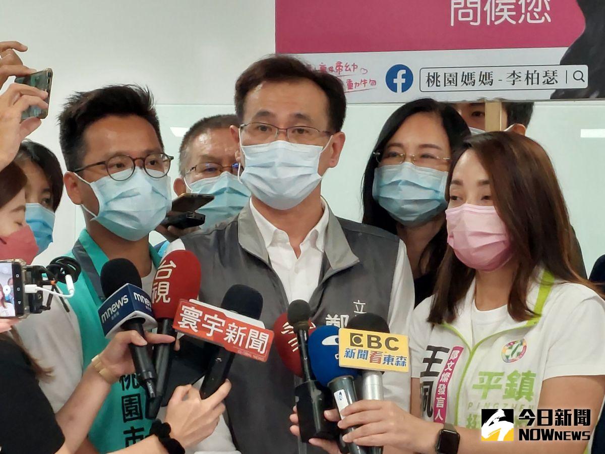 ▲鄭運鵬認為，他接下市長選舉任務，準備承擔繼續勝選的責任，已經表現最大決心，不需透過其他政治動作來證明自己想要為桃園服務的政治決定。（圖／記者李春台攝，2022.08.17）