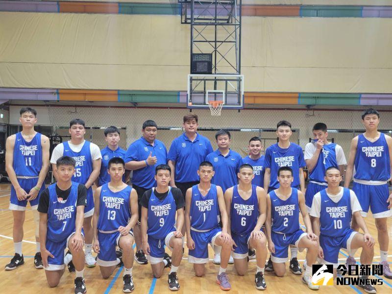 ▲2022年U18亞洲盃中華男籃代表隊。（圖／黃建霖攝）