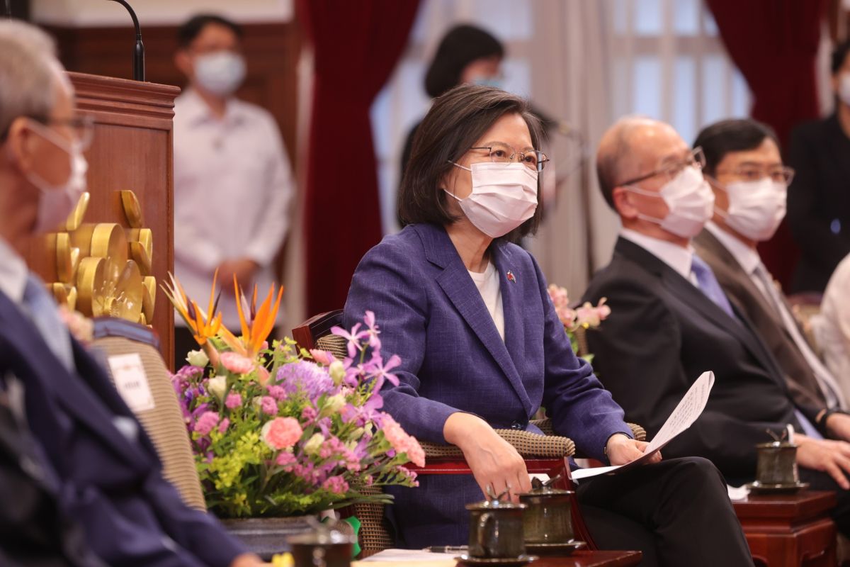 ▲蔡英文代表我國政府與人民，對特拉斯表達誠摯祝賀。（圖／總統府提供）