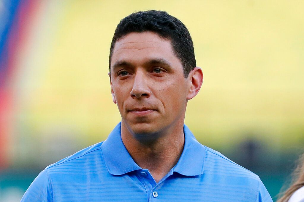 ▲遊騎兵隊總裁Jon Daniels遭到開除（圖／美聯社／達志影像）