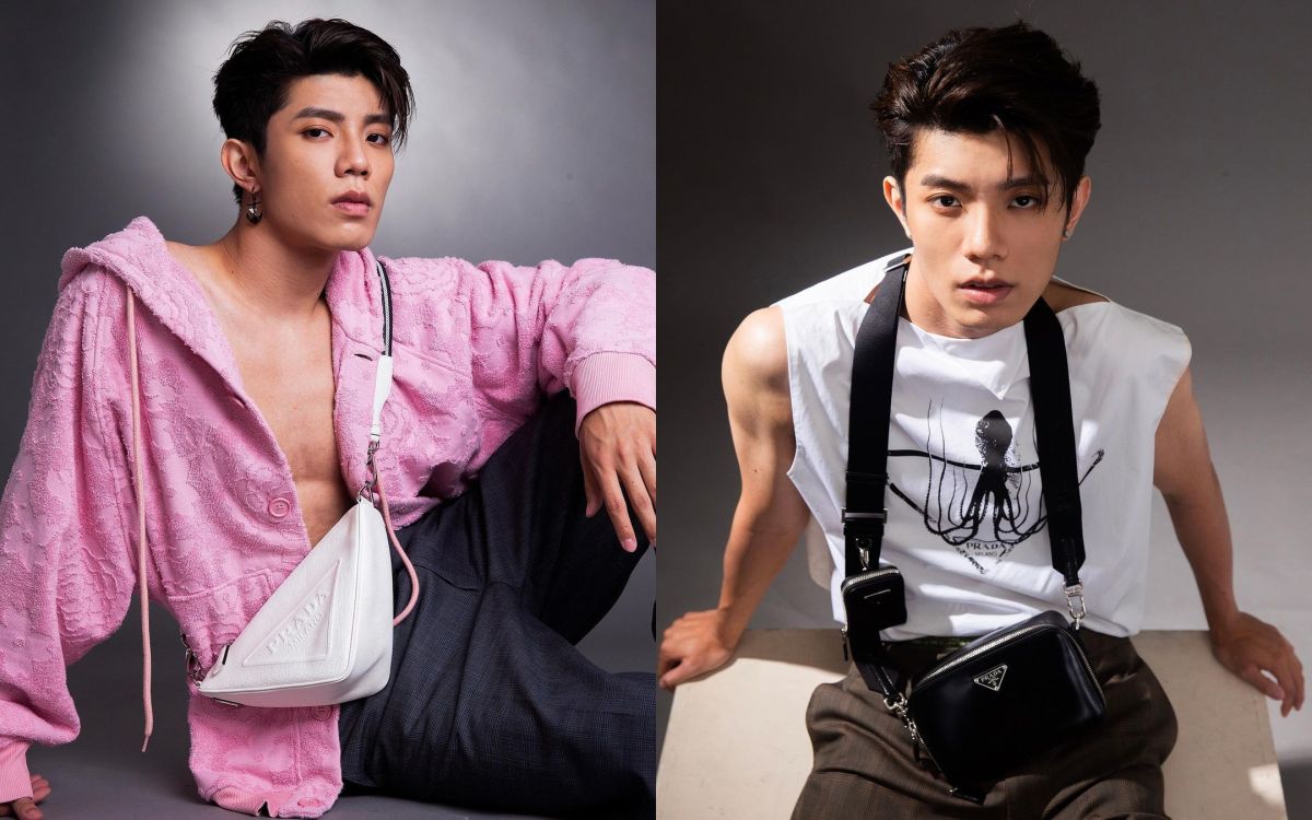 ▲陳峻廷為PRADA拍攝新品形象照，展現帥氣野性的一面。（圖／翻攝陳峻廷IG）