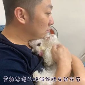 艾成墜樓亡!曾曝「捨不得狗兒子走」 為牠寫歌父愛爆棚 ▲歌詞裡流露出他對哈嚕的依賴。(圖/翻攝自蔡艾成(艾成)臉書)