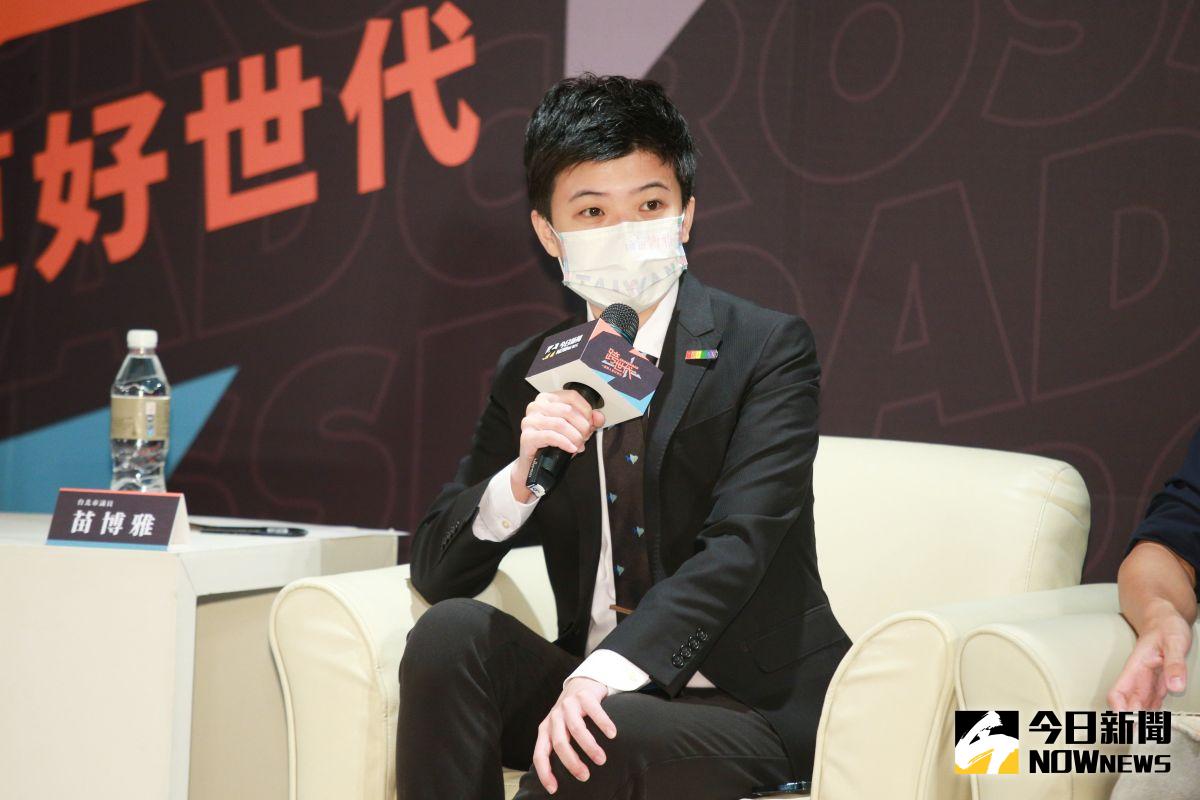 ▲台北市議員苗博雅表示，政治工作就如同自己出身的社運工作一樣，高工時、高風險、高壓力、低報酬，要能夠堅持下去，「練核心」很重要。（圖／NOWnews攝影中心）