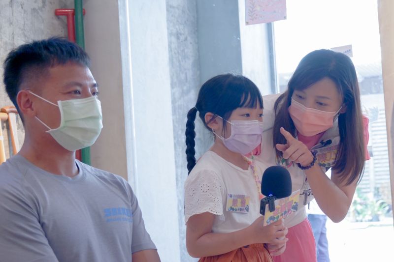 ▲本身是兩個孩子媽媽的新北市議員參選人陳乃瑜，響應林佳龍「選舉就是一場民主的嘉年華」辦理親子同樂會及政見短講，邀請親子同樂、青年同享。（圖／記者吳嘉億攝，2022.8.18）