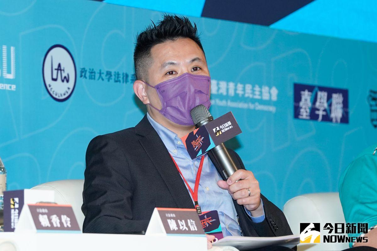 ▲陳以信希望未來有更多年輕人參政。（圖／NOWnews攝影中心）