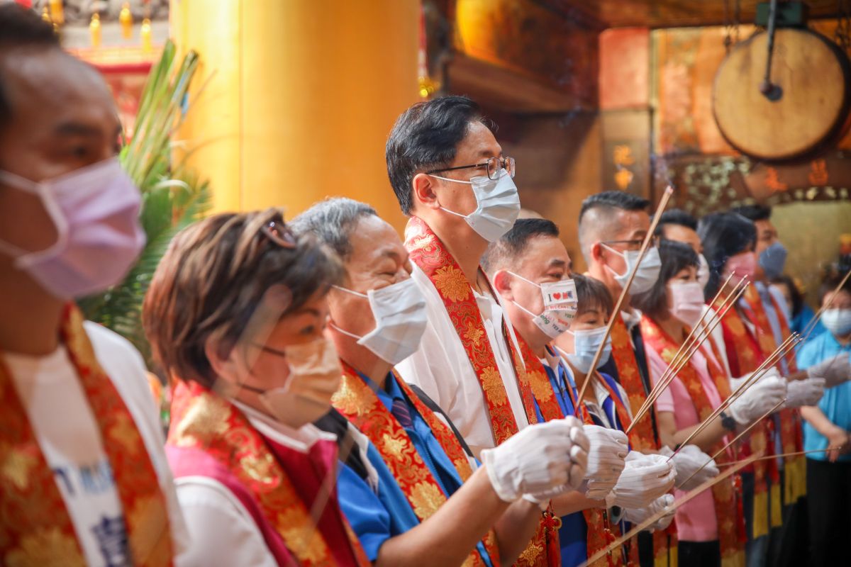 ▲張善政表示，桃園鄉親就是一家人，未來大家會團結一心，把選戰的每一天當最後一天來打拚。（圖／張善政辦公室提供）