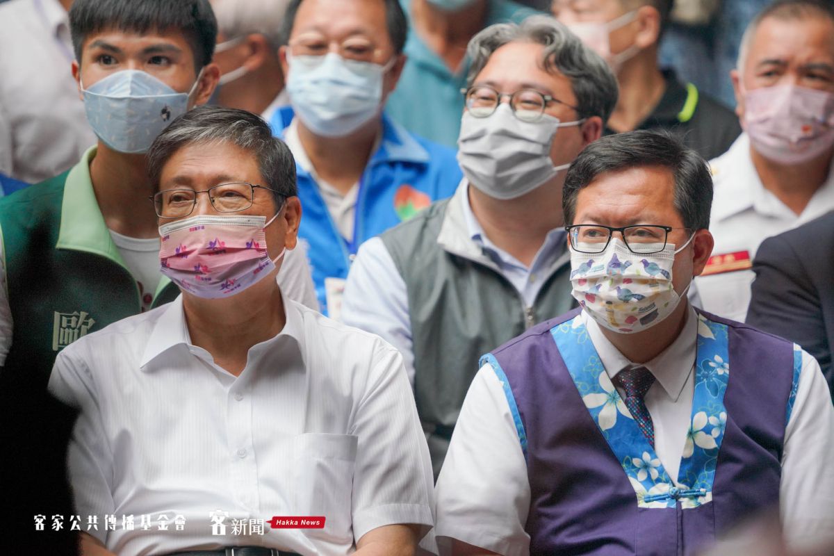 ▲桃園市長鄭文燦與新竹縣長楊文科前往新竹新埔褒忠義民廟，參加農曆7月20日的義民祭祭祀大典。（圖/資料照片）