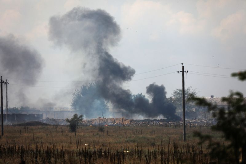 克里米亞空軍基地附近傳出4次爆炸　官員稱無損傷