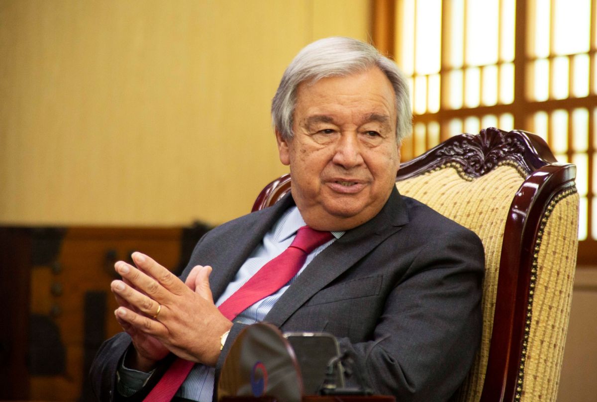 ▲聯合國秘書長古特瑞斯呼籲「各方盡一切努力」延長烏克蘭穀物出口協議，其中包括促進俄羅斯穀物的運送。資料照。（圖／美聯社／達志影像）