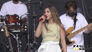 ▲艾怡良希望大家不要攻擊王瞳。（圖／記者嚴俊強攝）