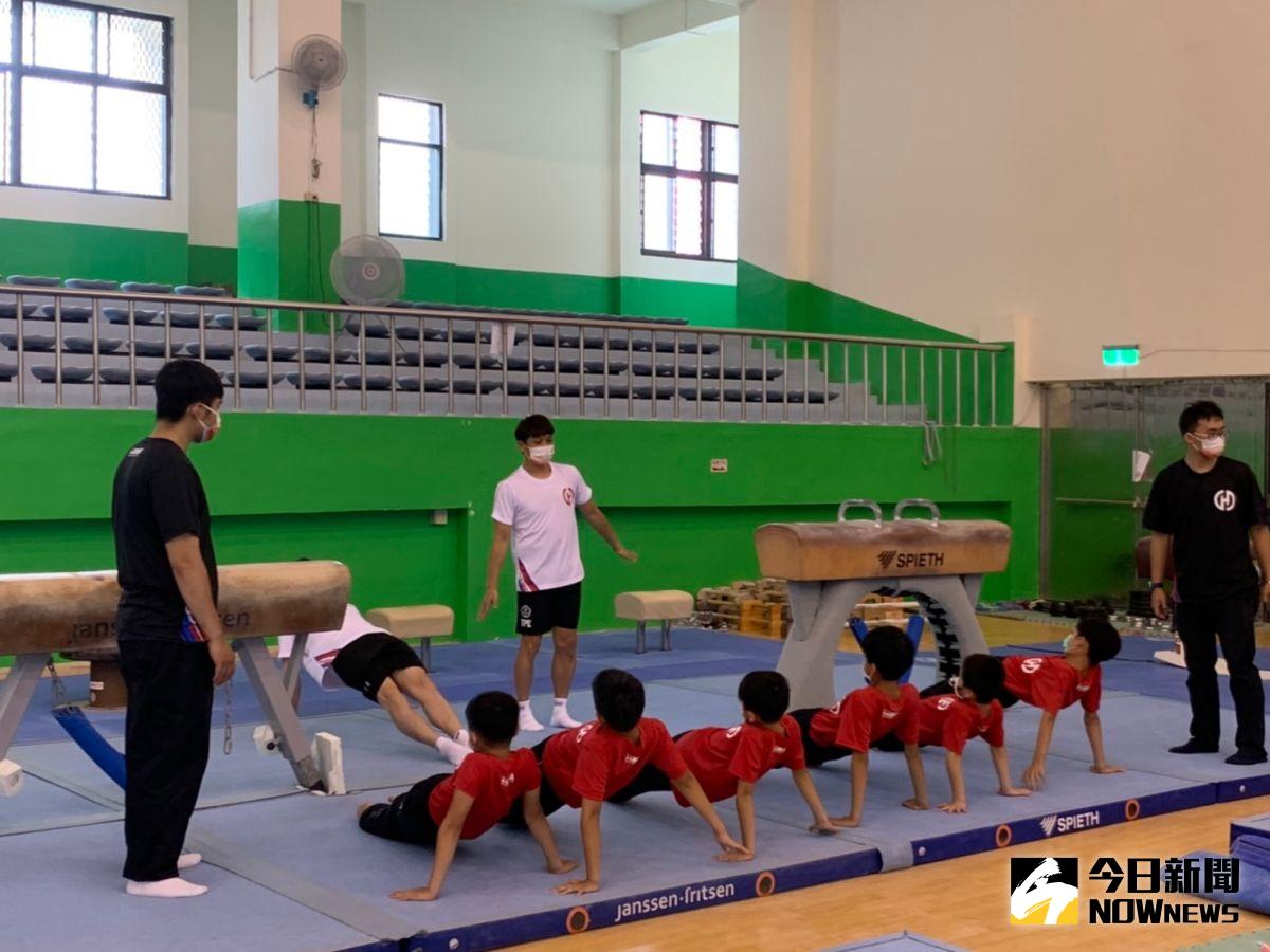 ▲第三屆「小小體操營」。圖／記者廖聿偉攝