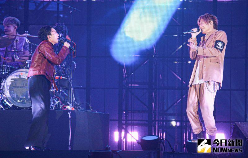 ▲林宥嘉（左）擔任八三夭演唱會嘉賓。（圖／記者葉政勳攝 ,2022.08.20）