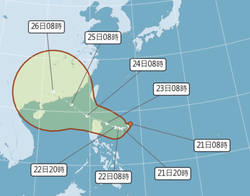 「馬鞍」颱風最快明晚生成！路徑出爐對台影響程度曝光
