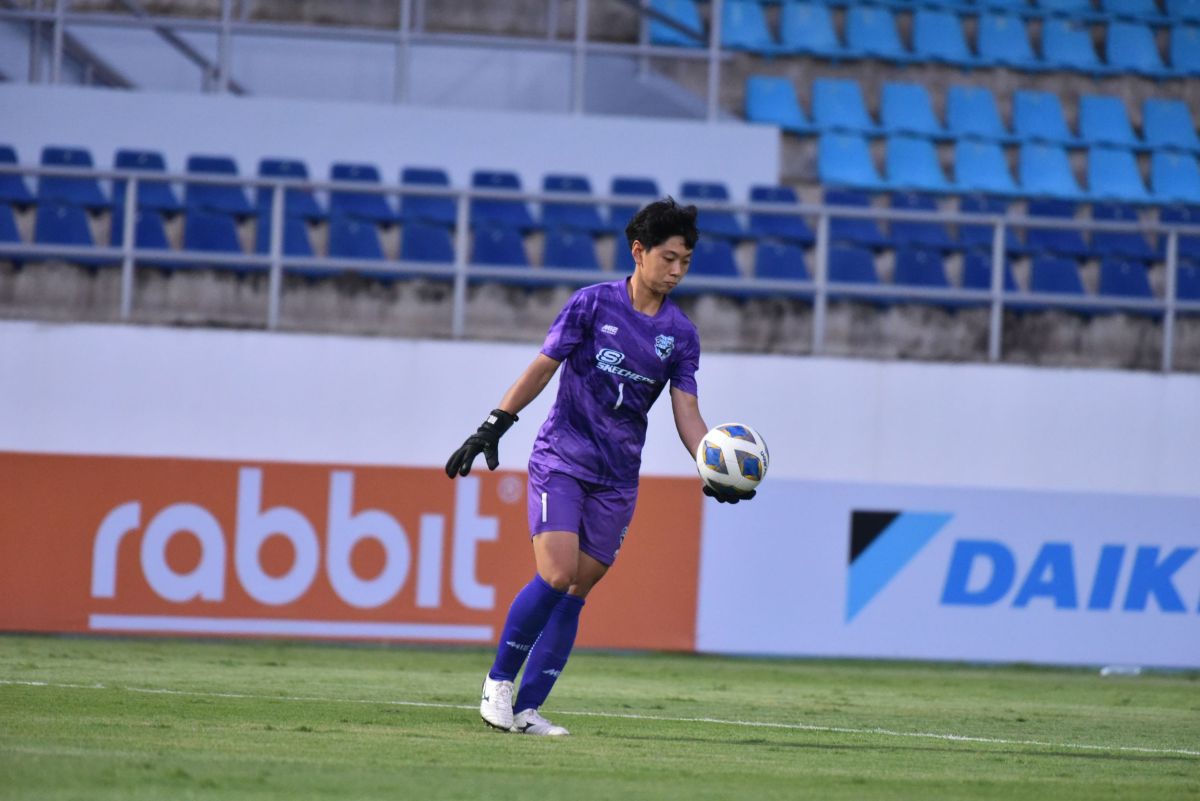 ▲藍鯨門將蔡明容。官方提供