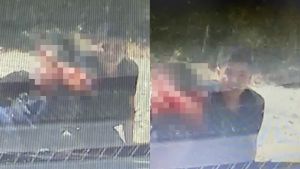 ▲台南殺警案嫌犯陳偉捷，行兇畫面全被行車紀錄器拍下來。（圖／民眾提供）